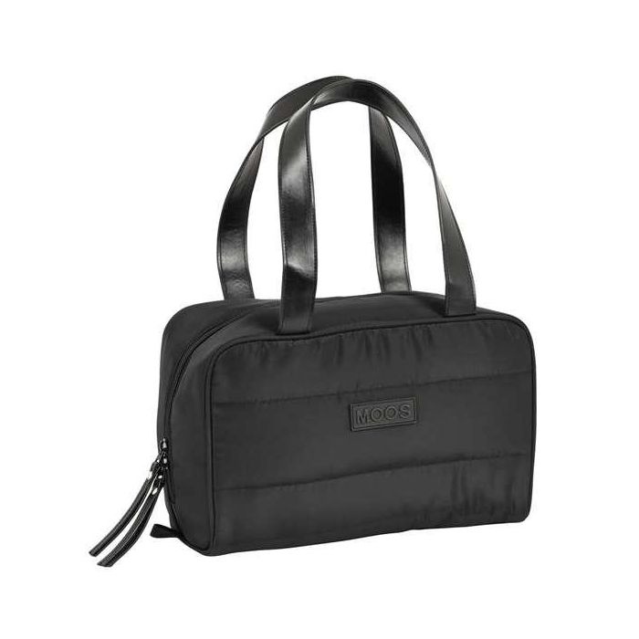 Safta Neceser rectangular moos capsula acolchado negro 31x14x19cm