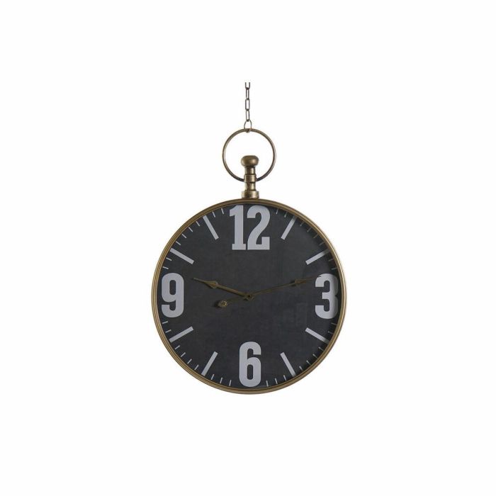 Reloj Vintage DKD Home Decor Negro Dorado 6.5 x 80 x 60 cm