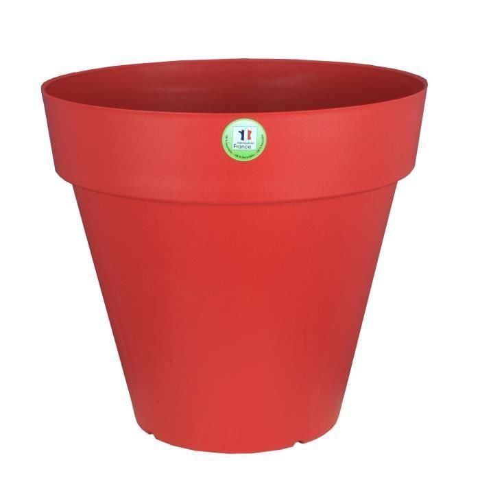 Maceta RIVIERA Soleilla - Redonda - Ø 49 x 44.8 cm - Rojo 2 Maceta RIVIERA Soleilla - Redonda - Ø 49 x 44.8 cm - Rojo 2