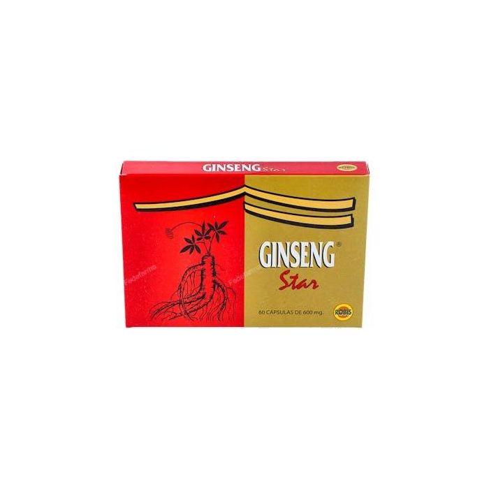 ROBIS Ginseng Rojo Coreano 500mg - Energía y Vitalidad, 60 cápsulas