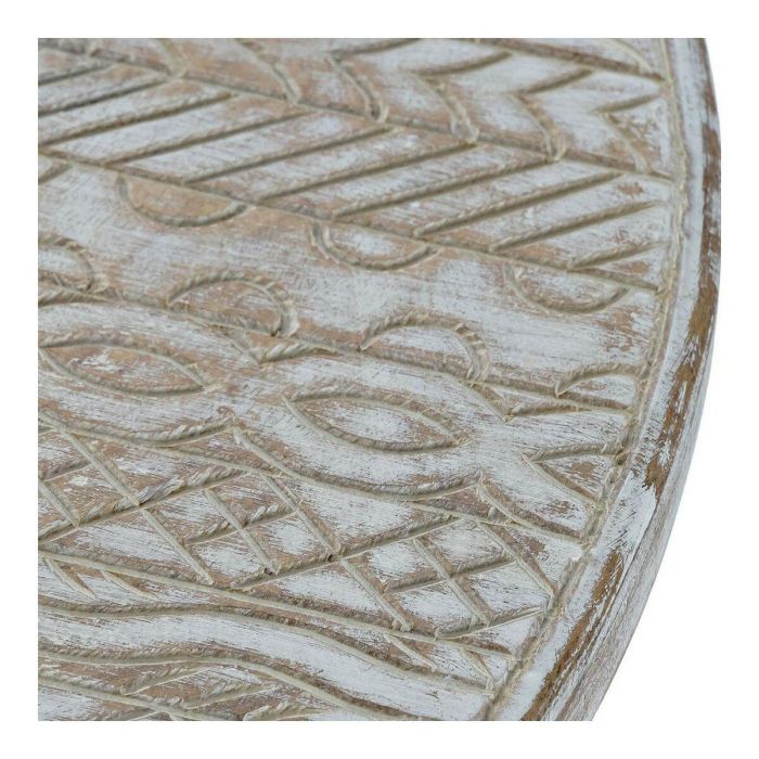 Mesita Auxiliar Indio DKD Home Decor Blanco Dorado 75 x 50 x 75 cm 3 Mesita Auxiliar Indio DKD Home Decor Blanco Dorado 75 x 50 x 75 cm 3