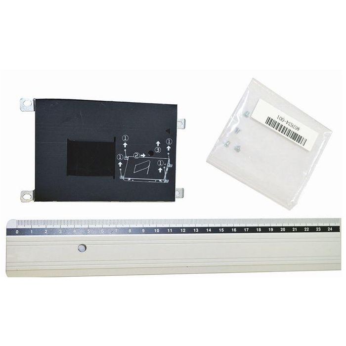 HP Hard drive hardware kit for HP ProBook 450 G3, includes mounting bracket and screws for installation. HP Hard drive hardware kit for HP ProBook 450 G3, includes mounting bracket and screws for installation.