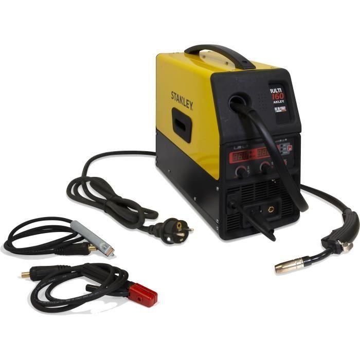 Soldadora inverter STANLEY VIP 160A multiproceso 3 en 1 1 Soldadora inverter STANLEY VIP 160A multiproceso 3 en 1 1