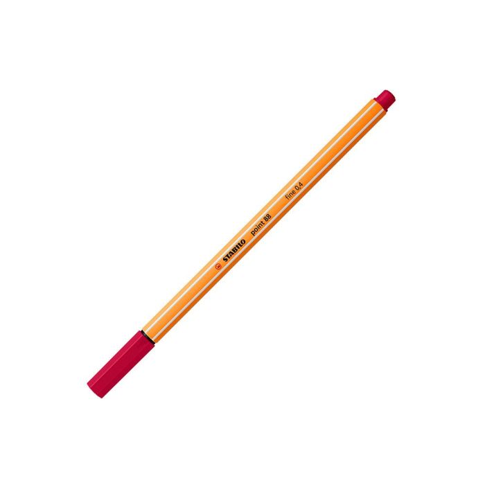 Stabilo Rotulador Point 88 Rojo Oscuro Caja 10 Ud 1