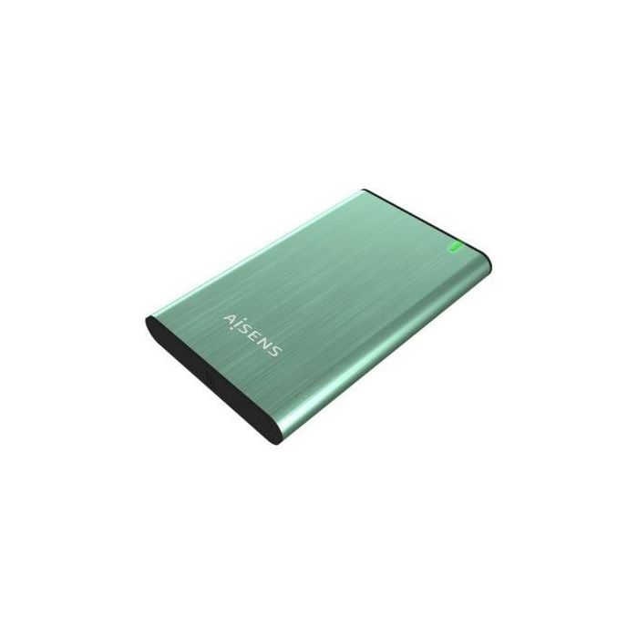 Aisens ASE-2525SGN Caja Externa Disco Duro 2.5" USB 3.0 5.0Gbps UASP SATA Aluminio Sin Tornillos Verde 1 Aisens ASE-2525SGN Caja Externa Disco Duro 2.5" USB 3.0 5.0Gbps UASP SATA Aluminio Sin Tornillos Verde 1