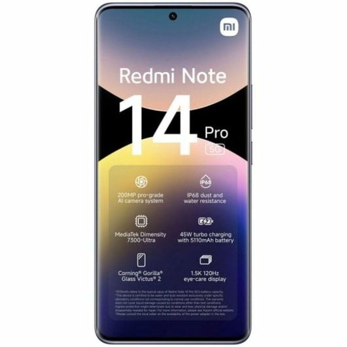 Smartphone Xiaomi Redmi Note 14 Pro 8GB/ 256GB/ 6.67"/ 5G/ Púrpura 8