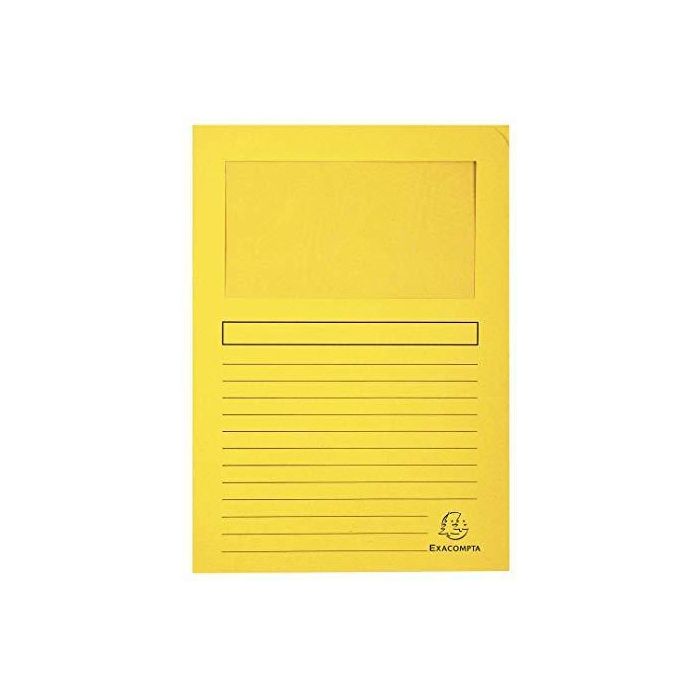 Exacompta Subcarpeta A4 Forever Con Ventana Amarillo -100U- Exacompta Subcarpeta A4 Forever Con Ventana Amarillo -100U-