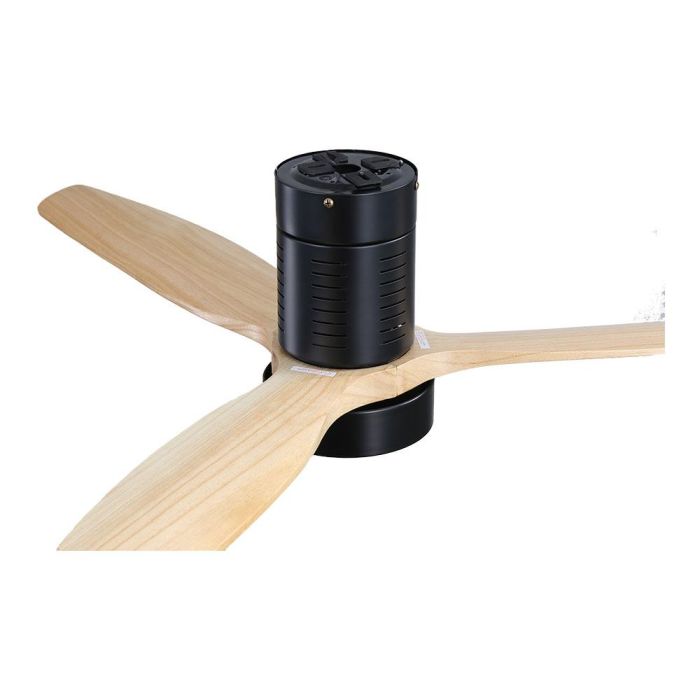 Edm Ventilador de techo Kara, 3 aspas de madera Ø132cm, luz LED 3000/4000/6000K, control por app, compatible con Alexa y Google Assistant, 30W 2 Edm Ventilador de techo Kara, 3 aspas de madera Ø132cm, luz LED 3000/4000/6000K, control por app, compatible con Alexa y Google Assistant, 30W 2