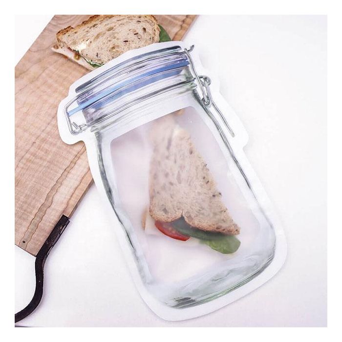 Set de 5 bolsas reutilizables para alimentos 13.5x19 cm - Wooow (36 Cajas) 2 Set de 5 bolsas reutilizables para alimentos 13.5x19 cm - Wooow (36 Cajas) 2