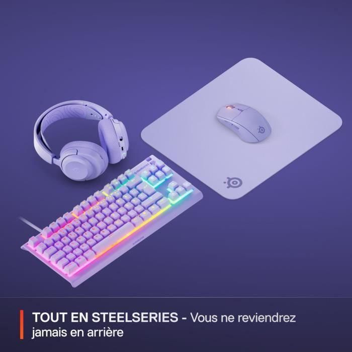 STEELSERIES STE5707119066341 Alfombrilla de ratón para juegos QcK M Lavanda 5 STEELSERIES STE5707119066341 Alfombrilla de ratón para juegos QcK M Lavanda 5