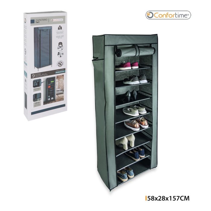 Zapatero TNT 58x28x157 cm Confortime - Organizador de calzado (3 Unidades) Zapatero TNT 58x28x157 cm Confortime - Organizador de calzado (3 Unidades)