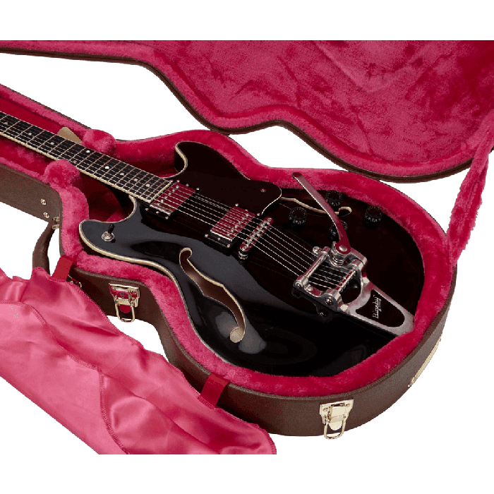 Gator Funda Guitarra GW Deluxe Formato 335/Semi Hollow Marron 5 Gator Funda Guitarra GW Deluxe Formato 335/Semi Hollow Marron 5
