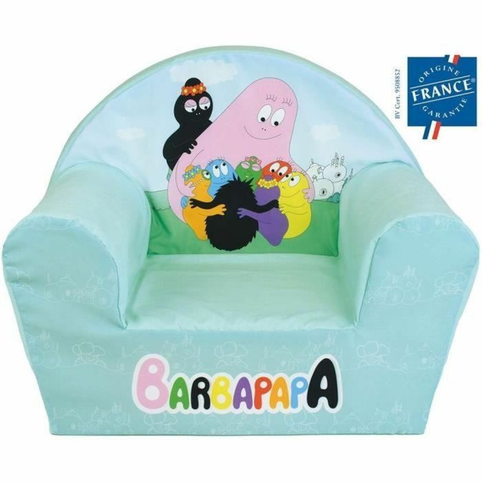 Sillón club infantil - BARBAPAPA - FUN HOUSE - Fabricado en Francia - 52 x 33 x 42 cm 2 Sillón club infantil - BARBAPAPA - FUN HOUSE - Fabricado en Francia - 52 x 33 x 42 cm 2