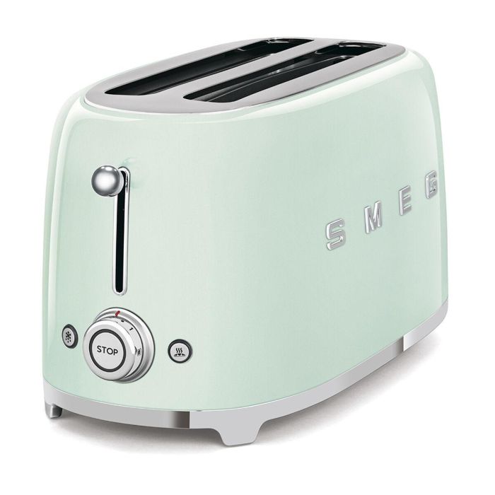 Smeg TSF02PGEU Tostadora 2 Rebanadas Verde Pastel 1500W 2 Smeg TSF02PGEU Tostadora 2 Rebanadas Verde Pastel 1500W 2