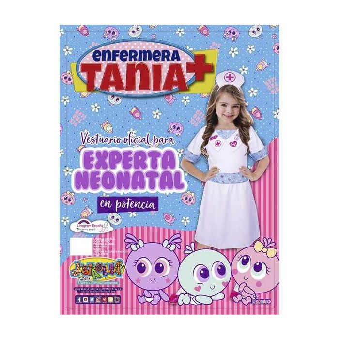 Disfraz distroller enfermera tania 7-8 años 1 Disfraz distroller enfermera tania 7-8 años 1