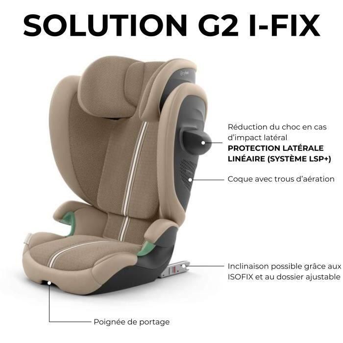 Cybex CYB4063846470266 Silla de coche Solution G2 i-Fix Plus Fabric - Azul Tormenta 1 Cybex CYB4063846470266 Silla de coche Solution G2 i-Fix Plus Fabric - Azul Tormenta 1