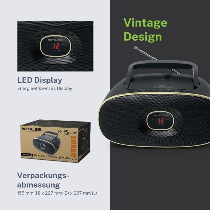 Radio CD Muse MD202VT 3 Radio CD Muse MD202VT 3