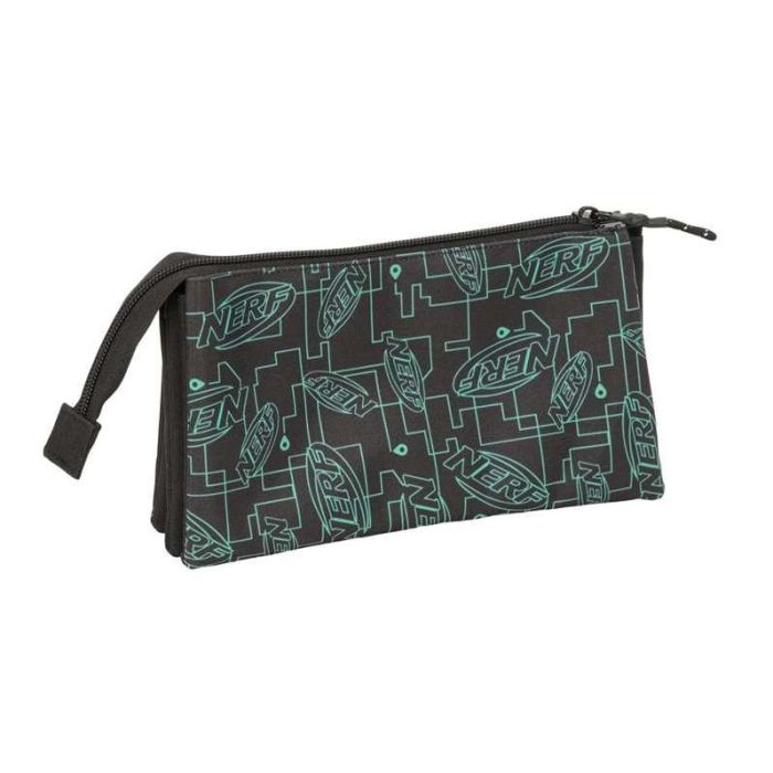 Bolso Escolar Portatodo Safta Triple Nerf Game 120x220x30 mm 1 Bolso Escolar Portatodo Safta Triple Nerf Game 120x220x30 mm 1