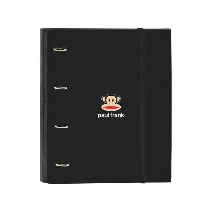 Carpeta de anillas Paul Frank Join the fun Negro 27 x 32 x 3.5 cm Carpeta de anillas Paul Frank Join the fun Negro 27 x 32 x 3.5 cm