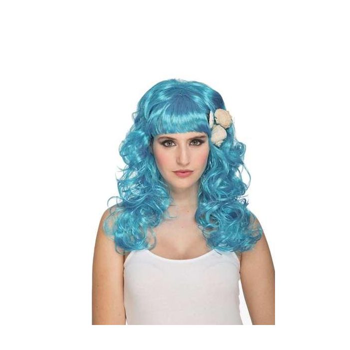 My Other Me Peluca de Sirenita Azul 185 g Talla M para niños 3+ años 0 My Other Me Peluca de Sirenita Azul 185 g Talla M para niños 3+ años 0
