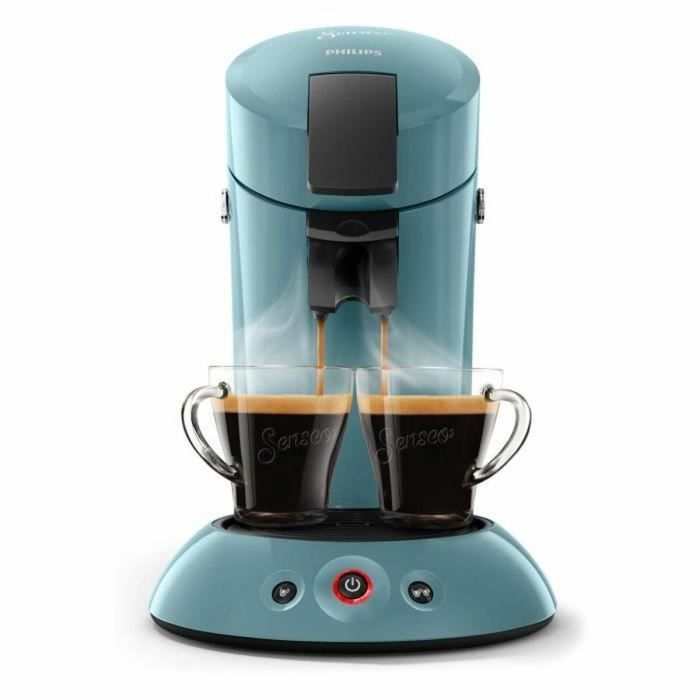 Philips HD6553/21 Cafetera Senseo Original 1450W, 1 o 2 tazas, Pantalla Táctil, Parada Manual, Apagado Automático - Azul Gris 3
