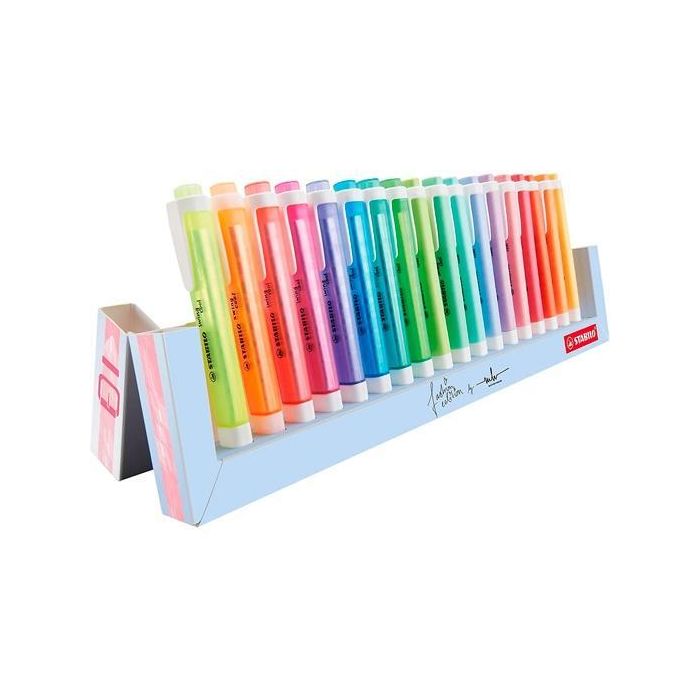 Stabilo Marcador Fluorescente Swing Cool Surtido Escritorio 18 Unidades