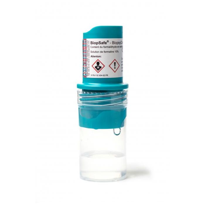 Biopsafe Contenedor Formol Encapsulado 60 mL 18Ud