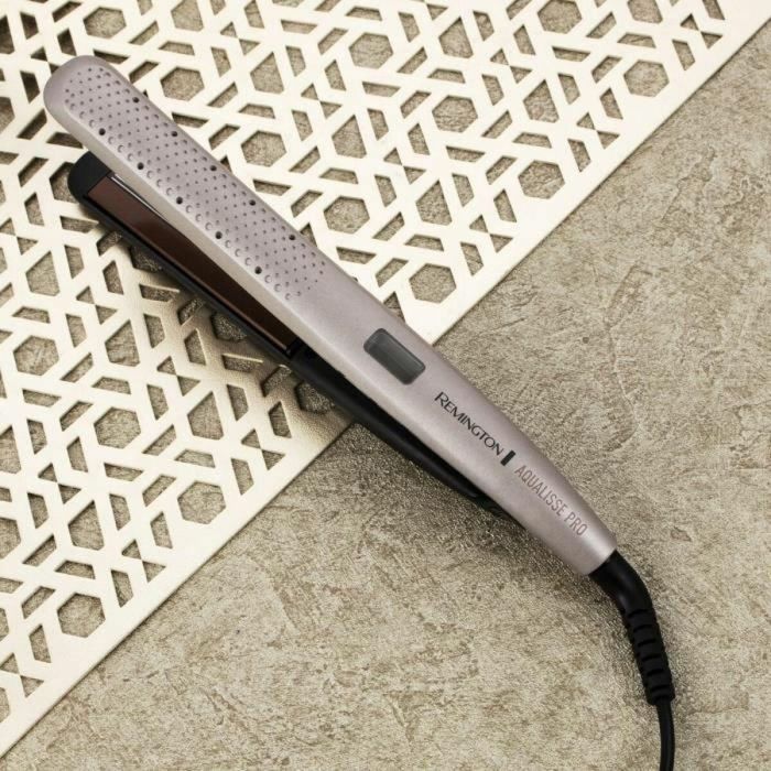 Remington S7972 Plancha de pelo Aqualisse PRO - hasta 230° - 10 temperaturas - apagado automático - bolsa de almacenamiento 1 Remington S7972 Plancha de pelo Aqualisse PRO - hasta 230° - 10 temperaturas - apagado automático - bolsa de almacenamiento 1