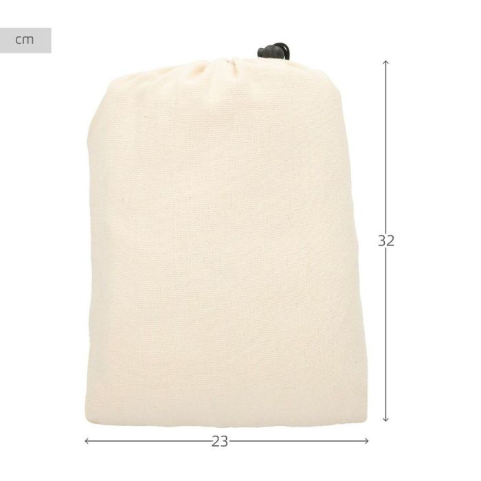 Hamaca Colgante Aktive Beige 220 x 150 cm (2 Unidades) 2 Hamaca Colgante Aktive Beige 220 x 150 cm (2 Unidades) 2