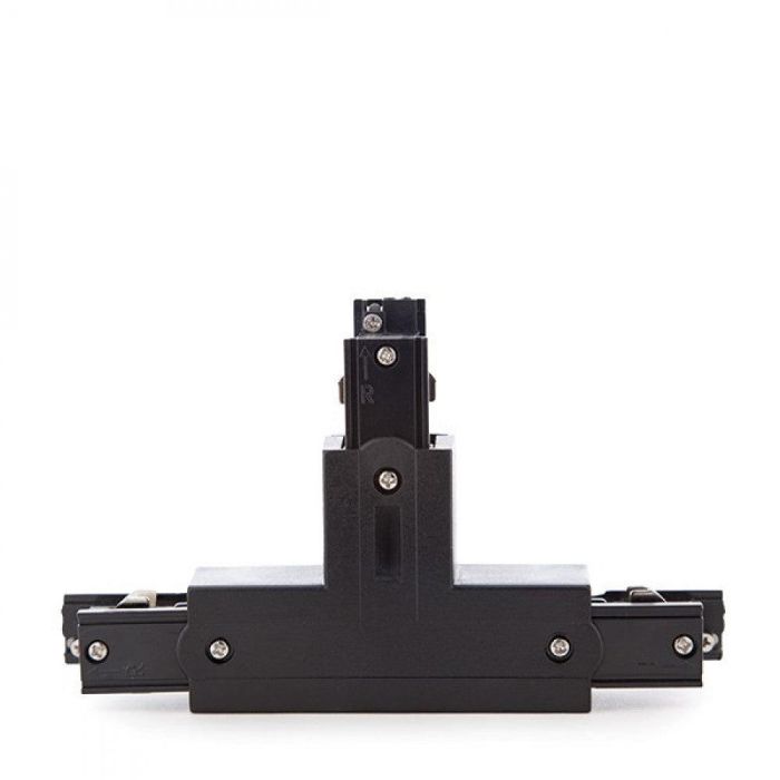 Conector T Carril Trifásico Negro 2 Conector T Carril Trifásico Negro 2