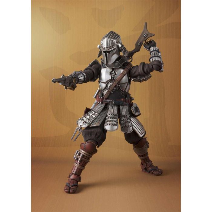 Tamashii Nations Figura The Mandalorian Star Wars MEISHO MOVIE REALIZATION con Grogu, armadura Beskar y accesorios 4 Tamashii Nations Figura The Mandalorian Star Wars MEISHO MOVIE REALIZATION con Grogu, armadura Beskar y accesorios 4