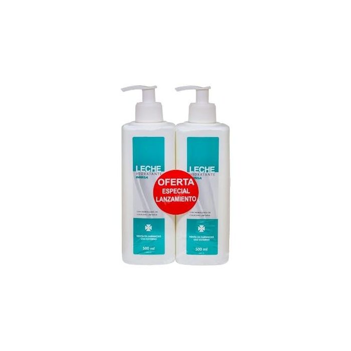 Inibsa Pack Leche Hidratante Dermatológica 2x500ml