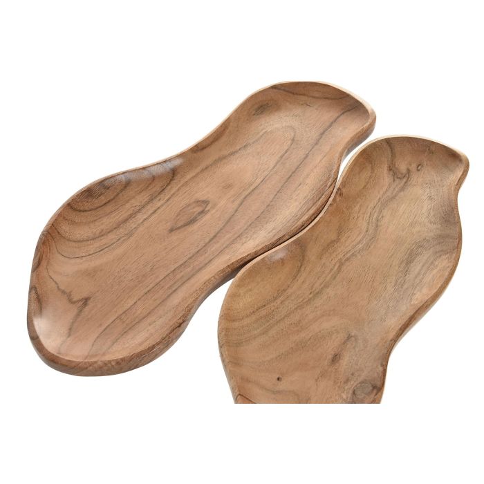 Centro Mesa Urban DKD Home Decor Marron 16 x 2.5 x 38 cm Set de 2 1 Centro Mesa Urban DKD Home Decor Marron 16 x 2.5 x 38 cm Set de 2 1