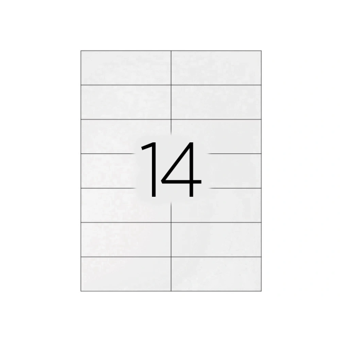 Q-connect KF10655 Etiquetas Adhesivas 105x42 mm para Ink-jet, Láser y Fotocopiadora, Caja 100 Hojas DIN A4 3 Q-connect KF10655 Etiquetas Adhesivas 105x42 mm para Ink-jet, Láser y Fotocopiadora, Caja 100 Hojas DIN A4 3