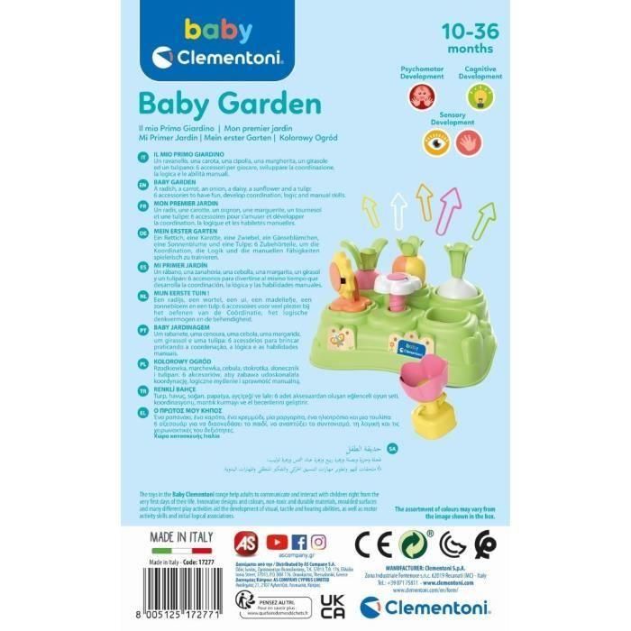 CLEMENTONI Baby - Mi primer jardín - Juego de aprendizaje temprano - Primeras actividades 5 CLEMENTONI Baby - Mi primer jardín - Juego de aprendizaje temprano - Primeras actividades 5