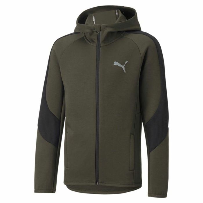 Chaqueta Deportiva para Niños Puma Evostripe Verde oscuro 0 Chaqueta Deportiva para Niños Puma Evostripe Verde oscuro 0