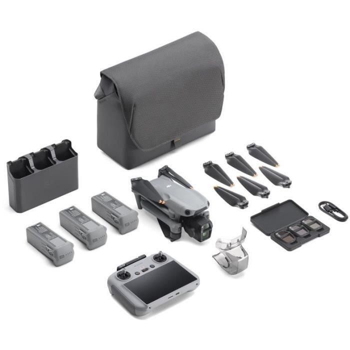 Drone - DJI - Air 3S Fly More Combo (- DJI - RC 2) - Cámara dual CMOS 1 y Telecam de 70 mm - 14 paradas de rango dinámico - RTH Int 2 Drone - DJI - Air 3S Fly More Combo (- DJI - RC 2) - Cámara dual CMOS 1 y Telecam de 70 mm - 14 paradas de rango dinámico - RTH Int 2