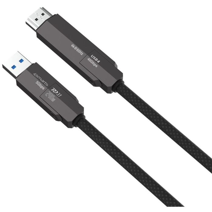 4smarts USB4 HDMI Kabel ComboCord 240W 1.5m 7