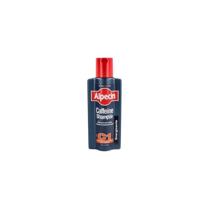 Alpecin CAFFEINE champú anticaída C1 375 ml - Fortalece y revitaliza el cabello