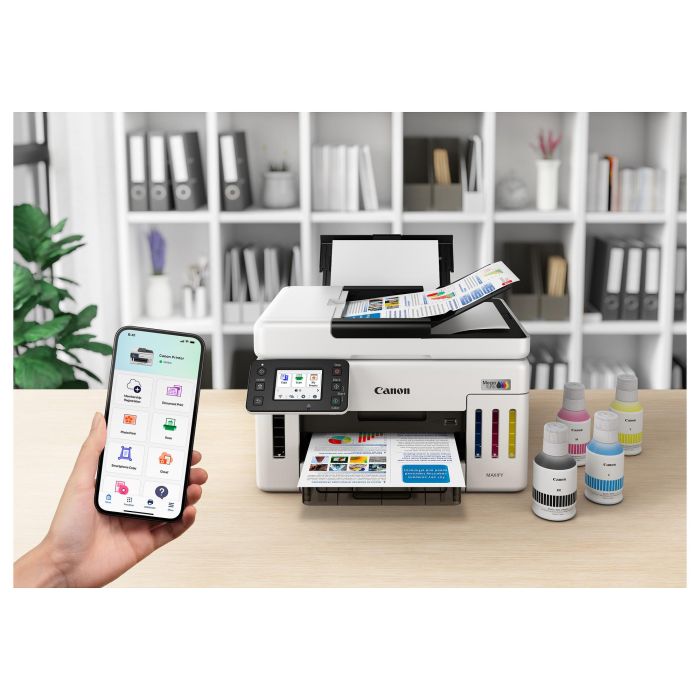 Canon MAXIFY GX6150 - Impresora Multifunción A4 Color con Sistema MegaTank, WiFi, Duplex, ADF - Alta Productividad para Oficina
