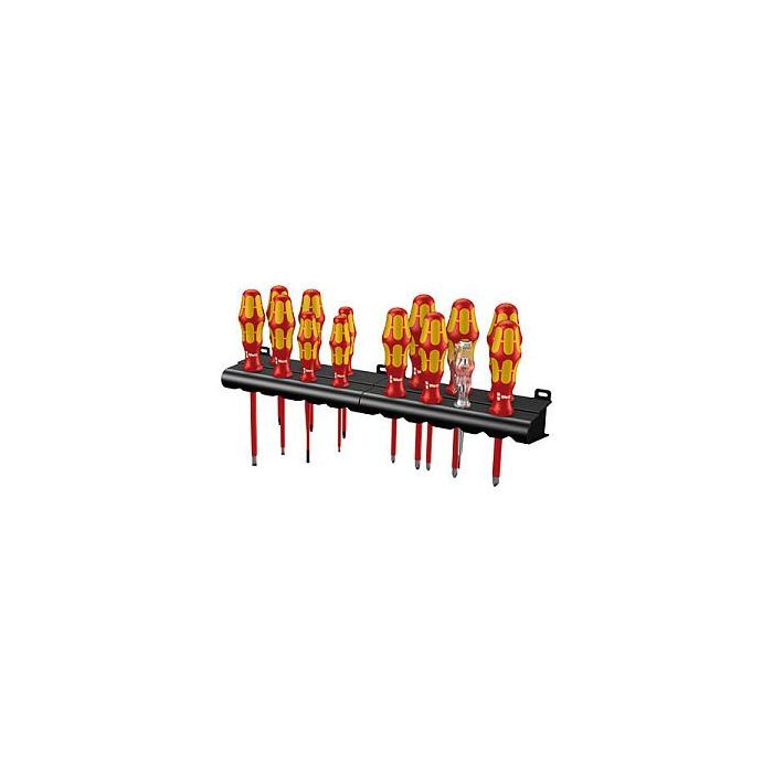 Wera 05105631001 Kraftform Big Pack 100 VDE Juego de Destornilladores con Aislamiento (14 Piezas, Phillips, Pozidriv, Torx) 1 Wera 05105631001 Kraftform Big Pack 100 VDE Juego de Destornilladores con Aislamiento (14 Piezas, Phillips, Pozidriv, Torx) 1