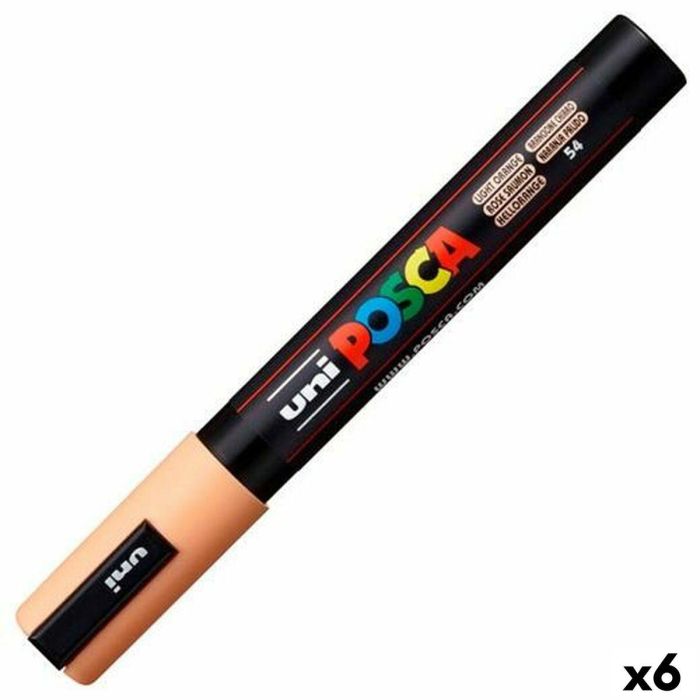 Rotuladores POSCA PC-5M Naranja (6 Unidades) Rotuladores POSCA PC-5M Naranja (6 Unidades)