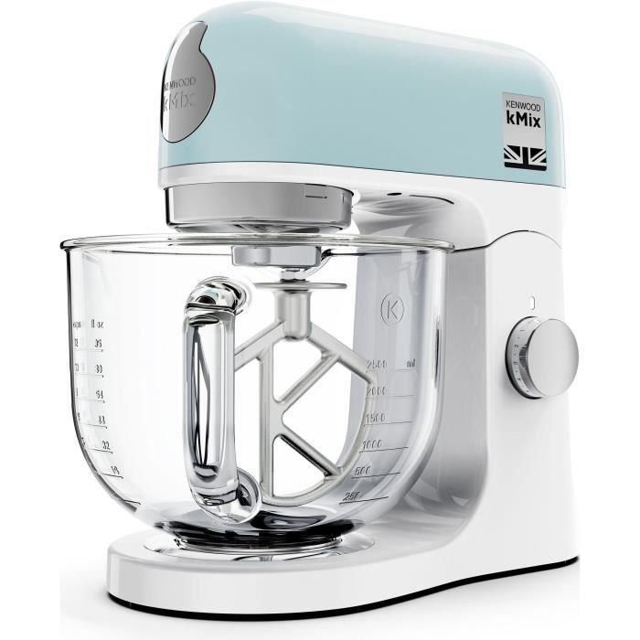 Robot repostero multifunción KENWOOD KMX754PB - Motor profesional 1000W - 2 salidas para accesorios - Bol de cristal de 5L con asa 3 Robot repostero multifunción KENWOOD KMX754PB - Motor profesional 1000W - 2 salidas para accesorios - Bol de cristal de 5L con asa 3