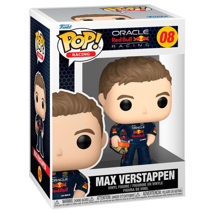 Funko Pop! 80580 Max Verstappen con Casco - Figura Coleccionable Fórmula 1 9.5 cm 1 Funko Pop! 80580 Max Verstappen con Casco - Figura Coleccionable Fórmula 1 9.5 cm 1