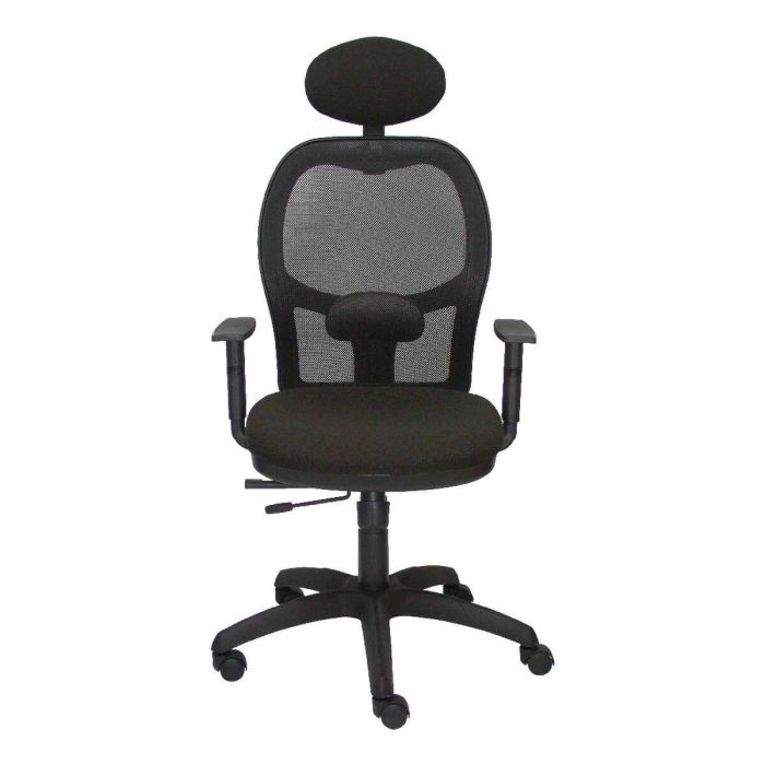 Silla de Oficina con Cabecero Jorquera P&C I840CTK Negro 6