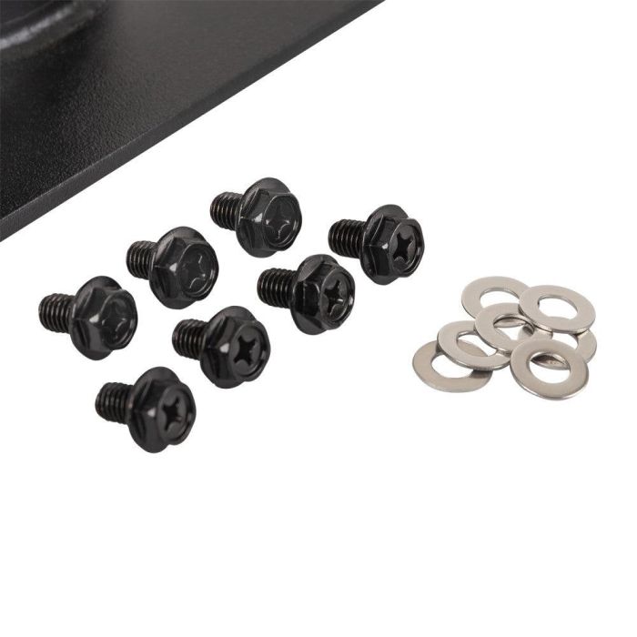 Columna Cilíndrica Desmontable para Farola de Aluminio Negro. Altura Ajustable 2-3 Metros. Compatible con Báculos Ø76mm. Base 150x150mm. 1