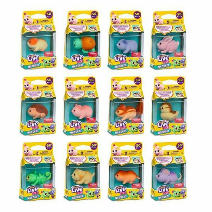 Little Live Pets Mascota Interactiva Needees, 50+ Sonidos y Reacciones, Modelos Surtidos, Juguete para Niños 5-9 Años 1