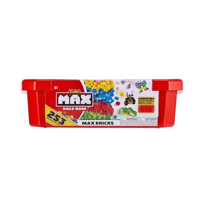 Zuru Max Build Caja Construcción Ladrillos 253 Piezas c/ Almacenamiento - Compatible Otras Marcas, Edad +3, 18x39x12cm 2 Zuru Max Build Caja Construcción Ladrillos 253 Piezas c/ Almacenamiento - Compatible Otras Marcas, Edad +3, 18x39x12cm 2