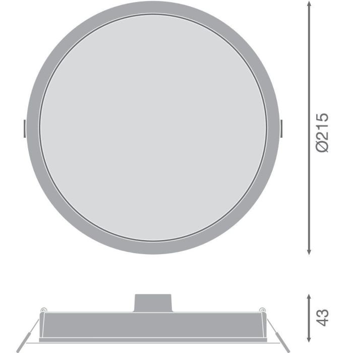 [LVE-4058075703285] Downlight LED LEDVANCE   30W 3000Lm 3000K 100º IP44 - Blanco Cálido 1