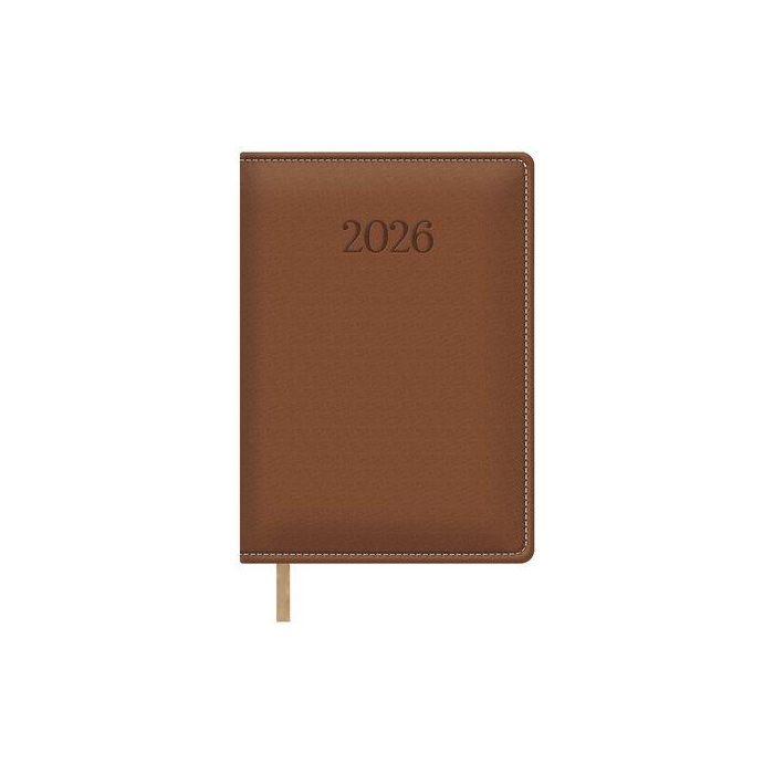 Agenda Anual (2026) Dohe Bolonia Cosida Tapa Extra Polipiel 150X210 D/P Camel
